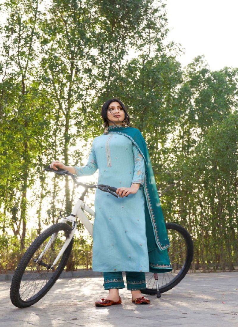 Rangoon Samantha Fancy Festive Wear Designer Heavy Silk Embroidered Suit Collection 